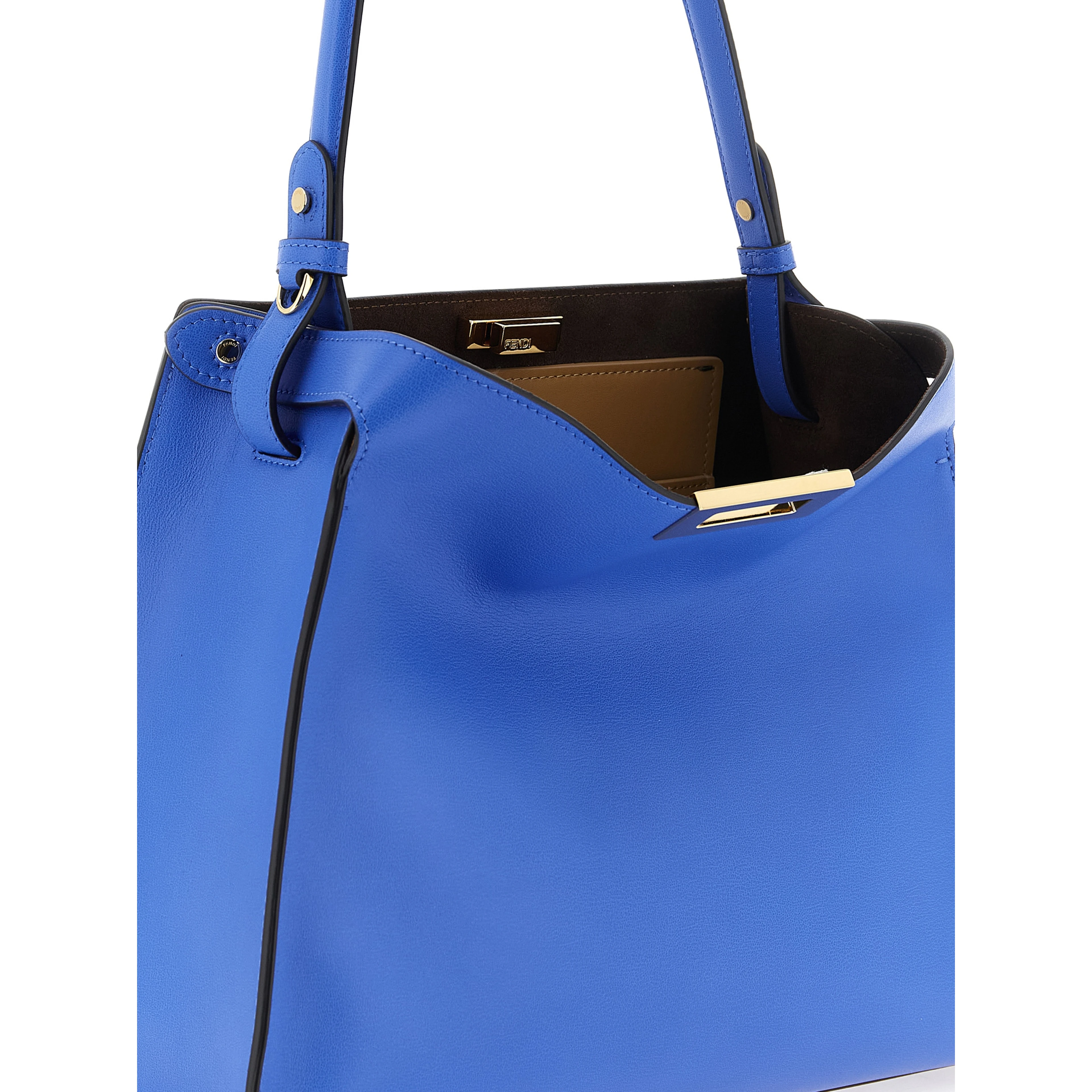 Blue Calfskin Handbag
