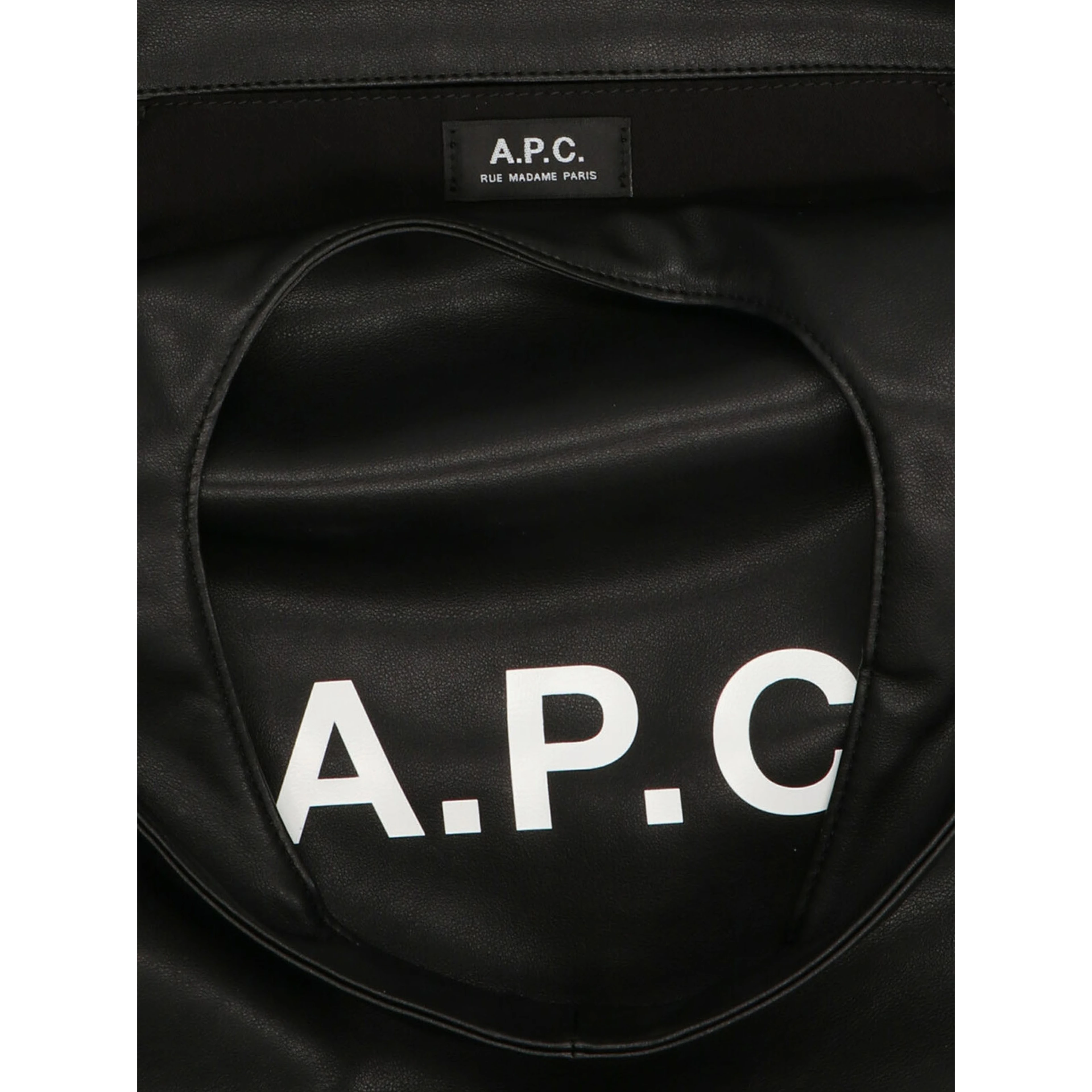 Black Polyethylene Tote Bag
