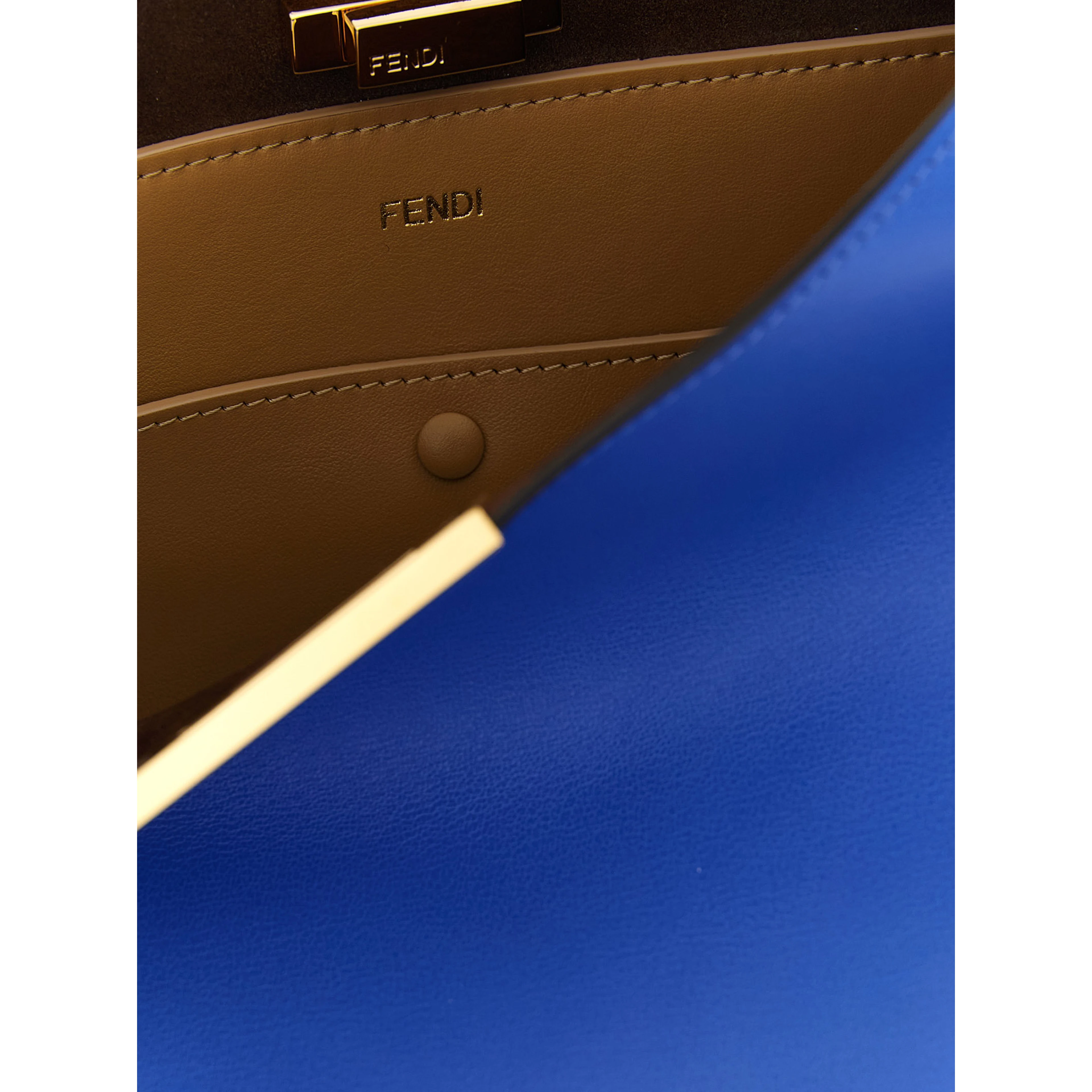 Blue Calfskin Handbag