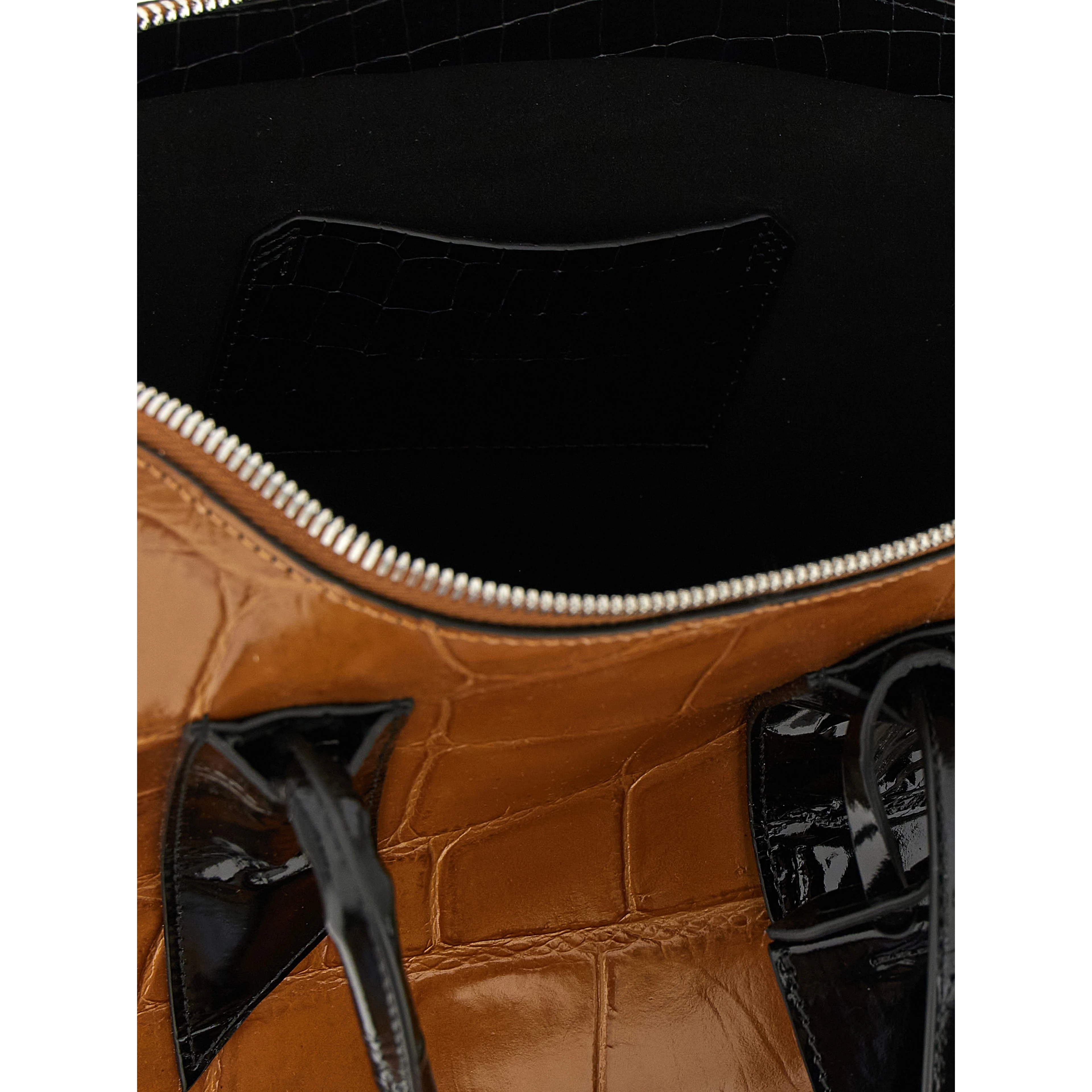 Brown Calf Leather Bos Taurus Handbag