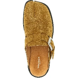 Brown Calfskin Mules