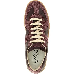 Bordeaux Calfskin Low Top Sneakers