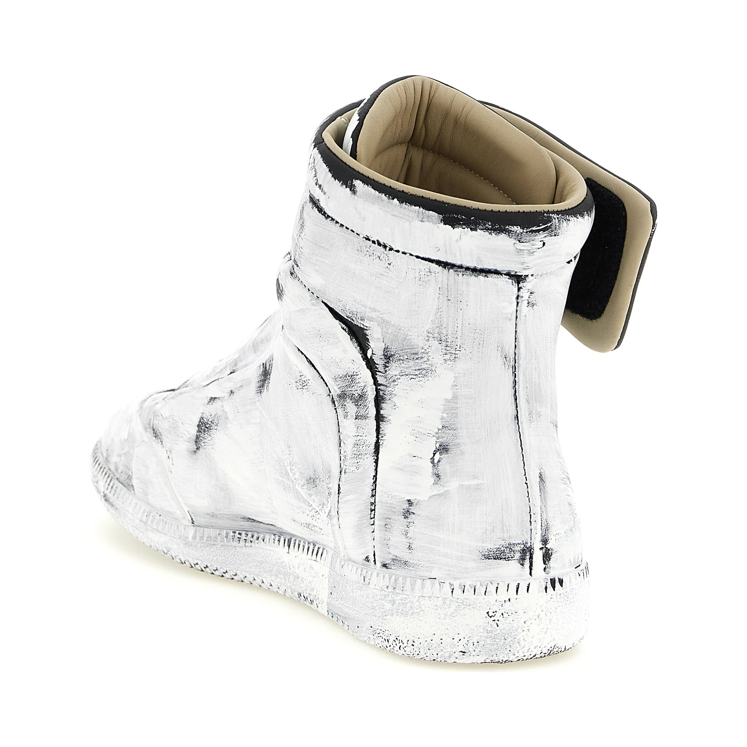 Bicolor Calfskin Athletic Sneakers