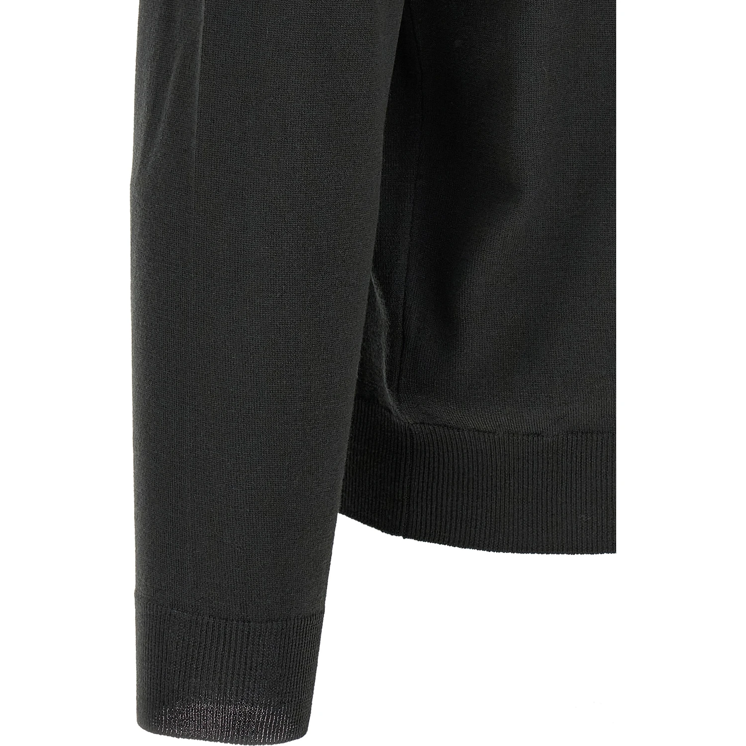 Bicolor Virgin Wool Polo Shirt