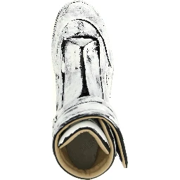Bicolor Calfskin Athletic Sneakers