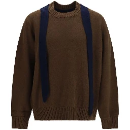 Brown Wool Oves Aries Sweatshirt