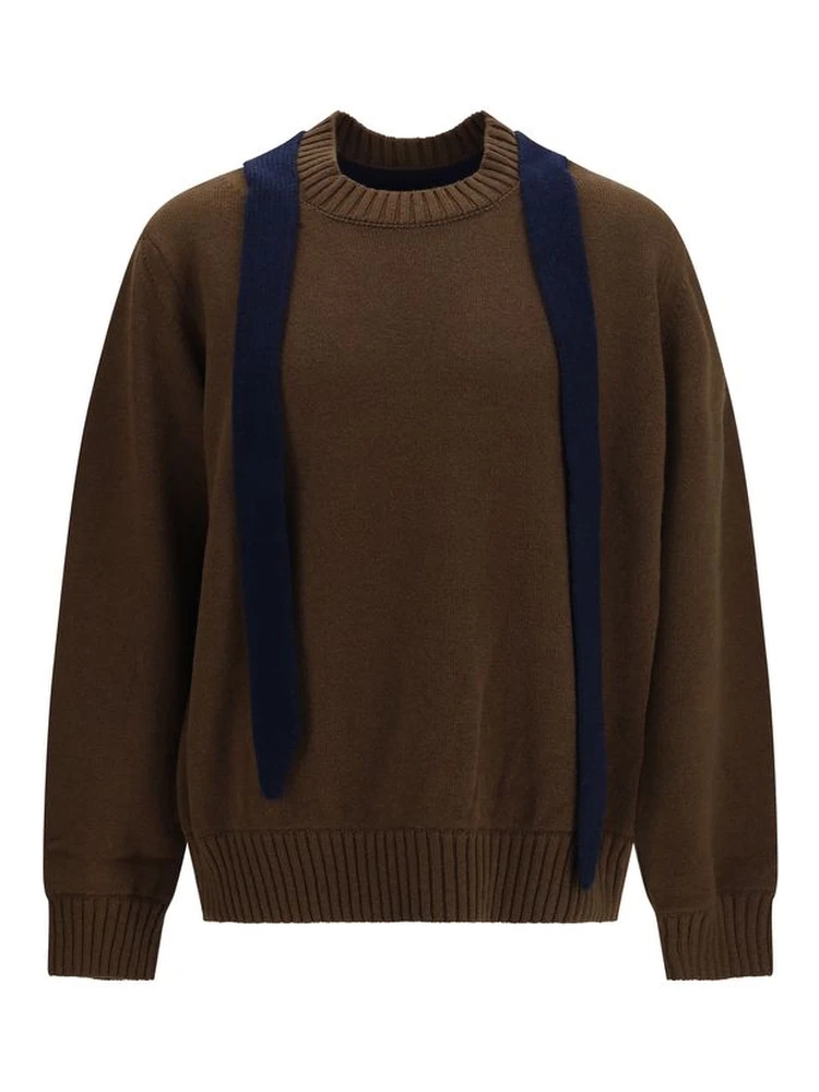 Brown Wool Oves Aries Sweatshirt