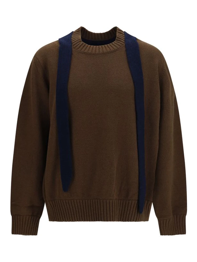Brown Wool Oves Aries Sweatshirt