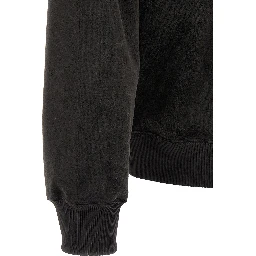 Black Recycled Polyester Sweatshirt