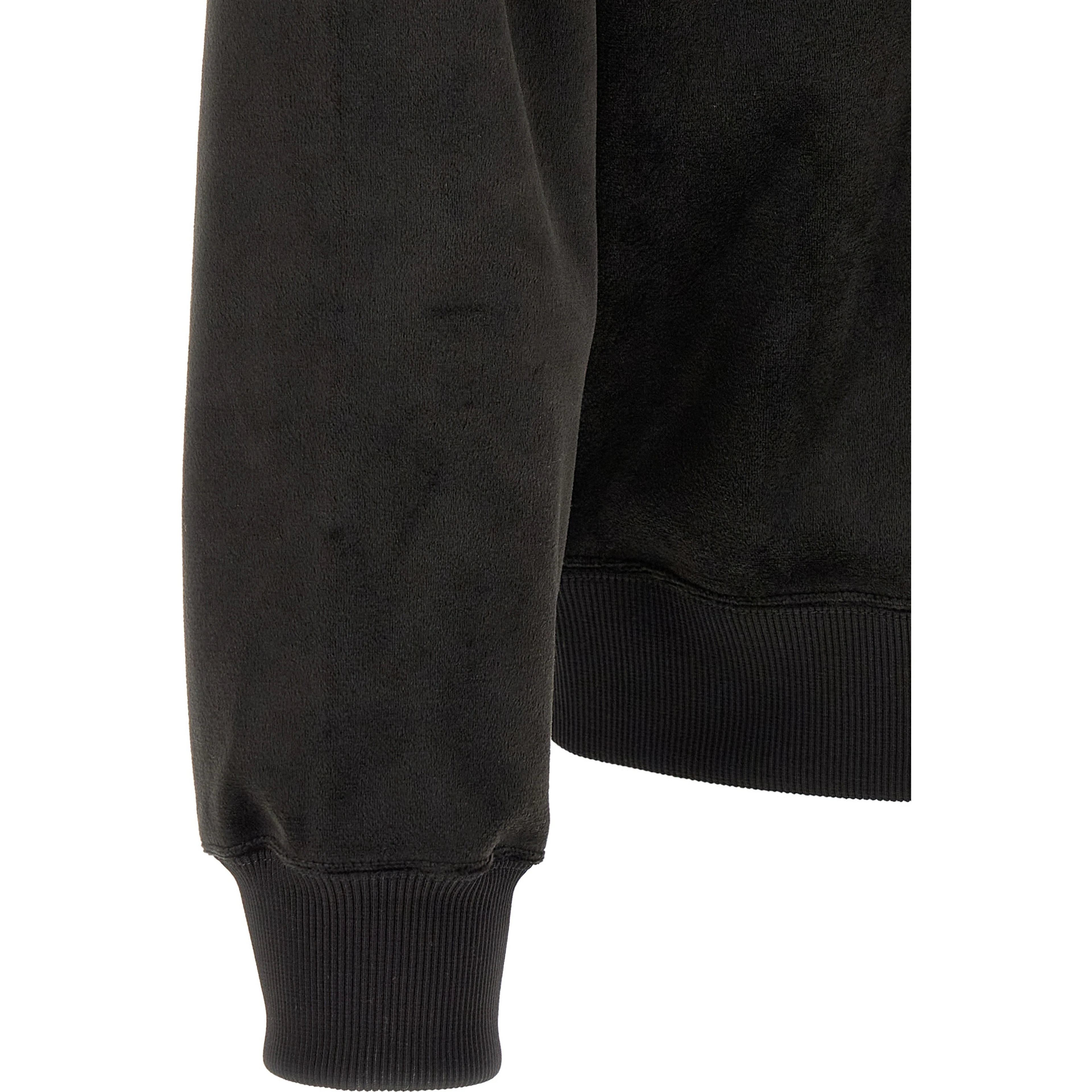Black Recycled Polyester Sweatshirt