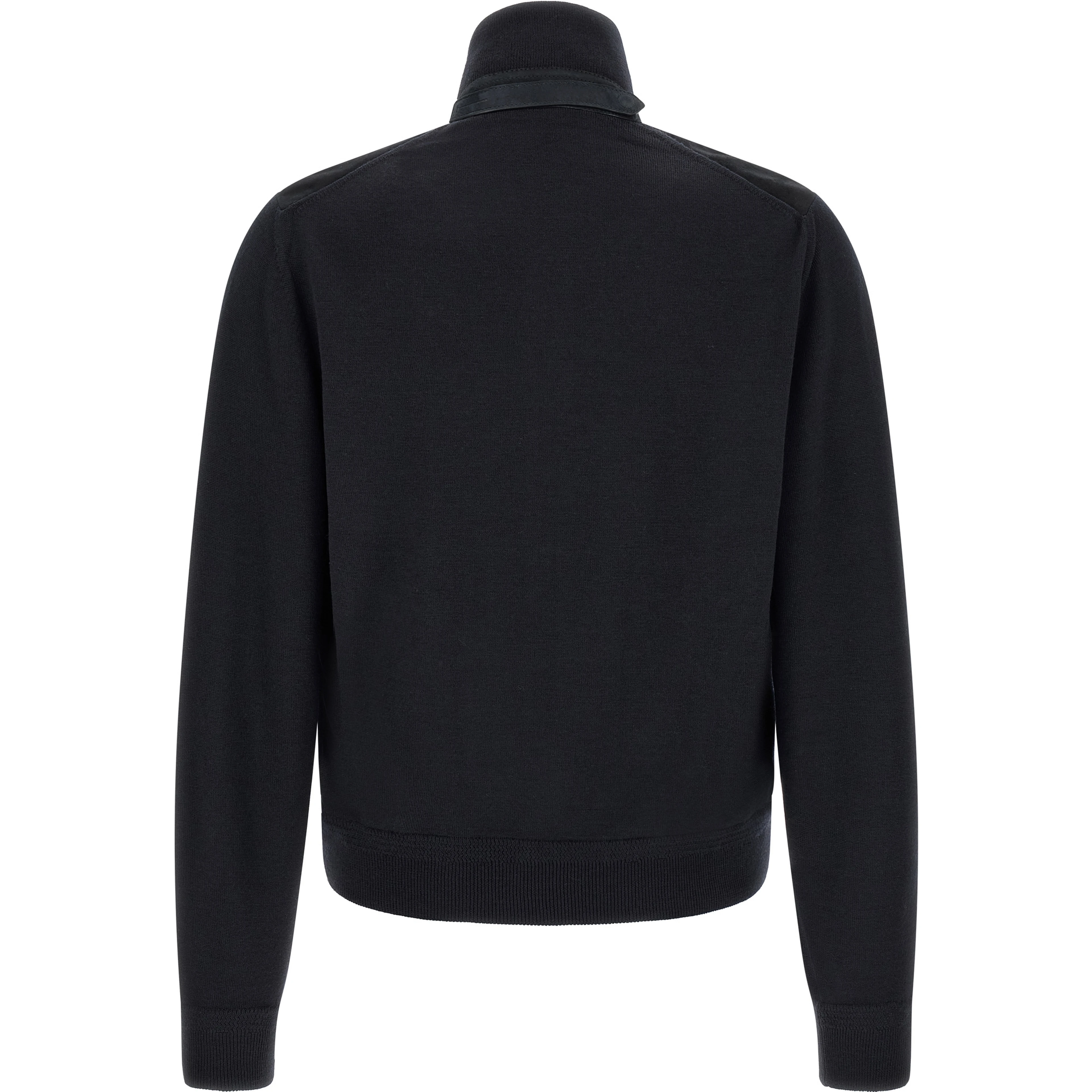 Blue Wool Cardigan