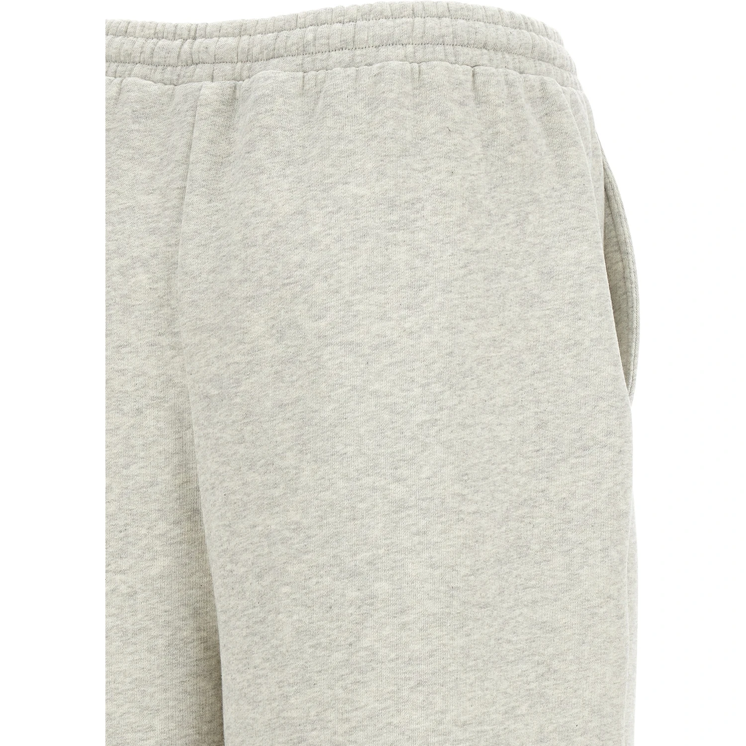 White Organic Cotton Casual Pants