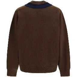 Brown Wool Oves Aries Sweatshirt