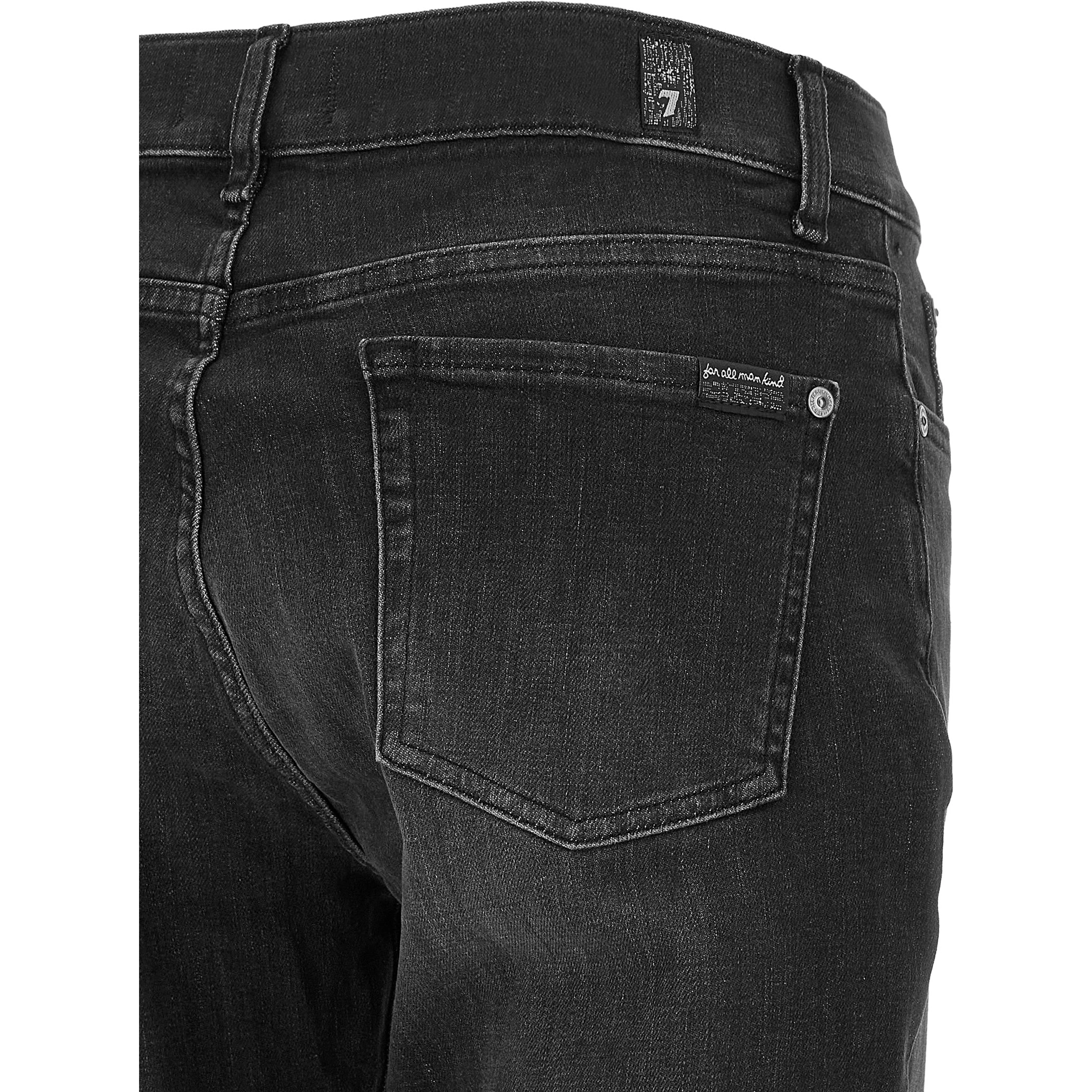 Black Cotton Relaxed Fit Jeans