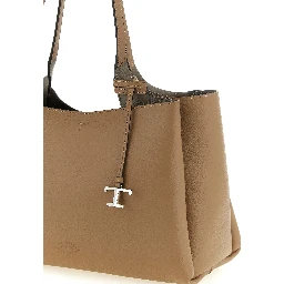 Brown Calfskin Tote Bag