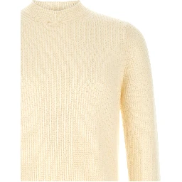 White Virgin Wool Cardigan