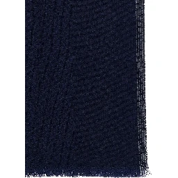 Blue Wool Scarf