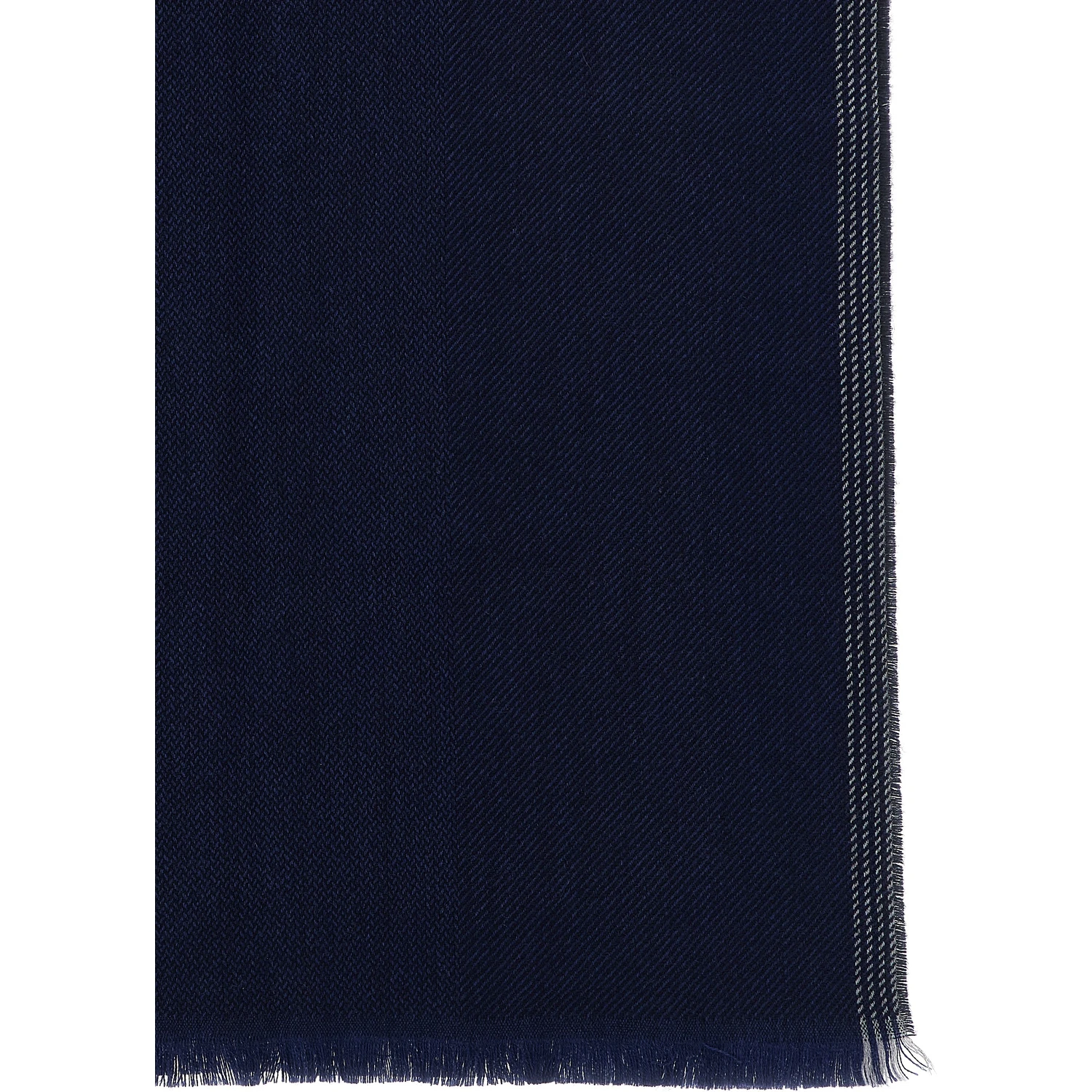 Blue Wool Scarf