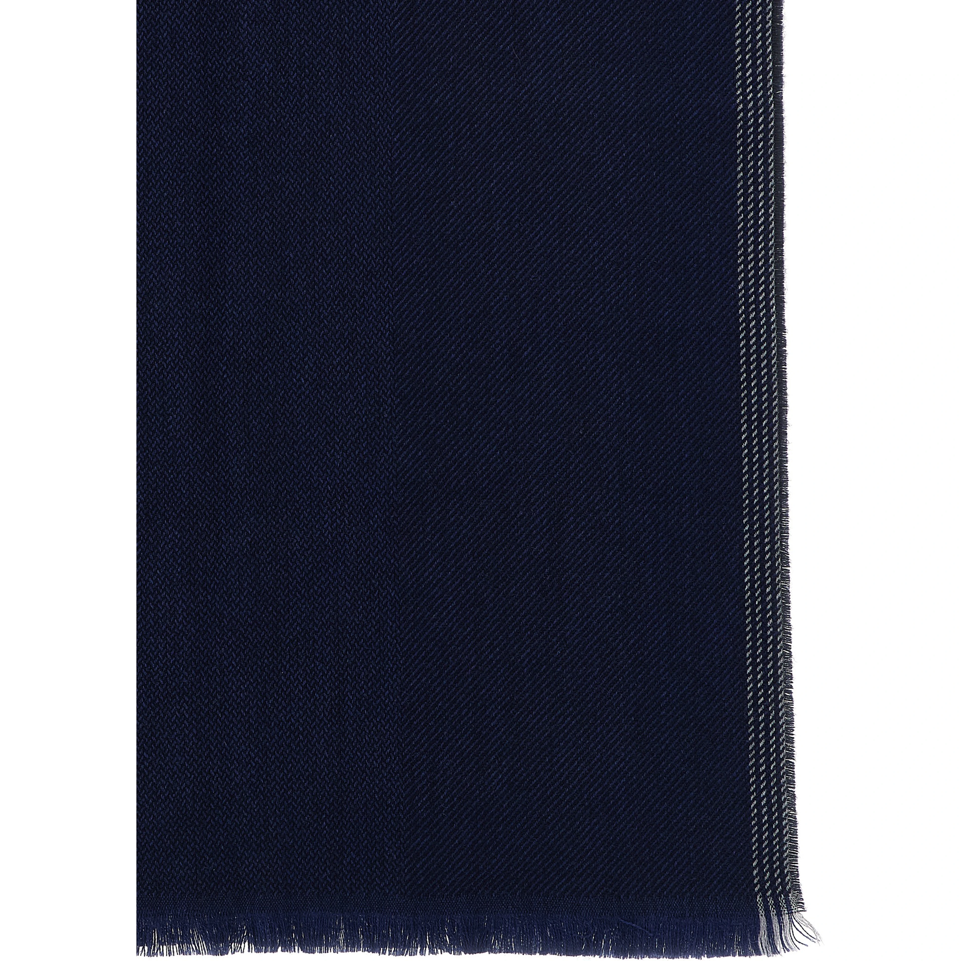 Blue Wool Scarf
