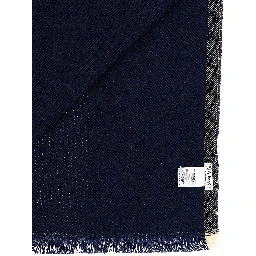 Blue Wool Scarf