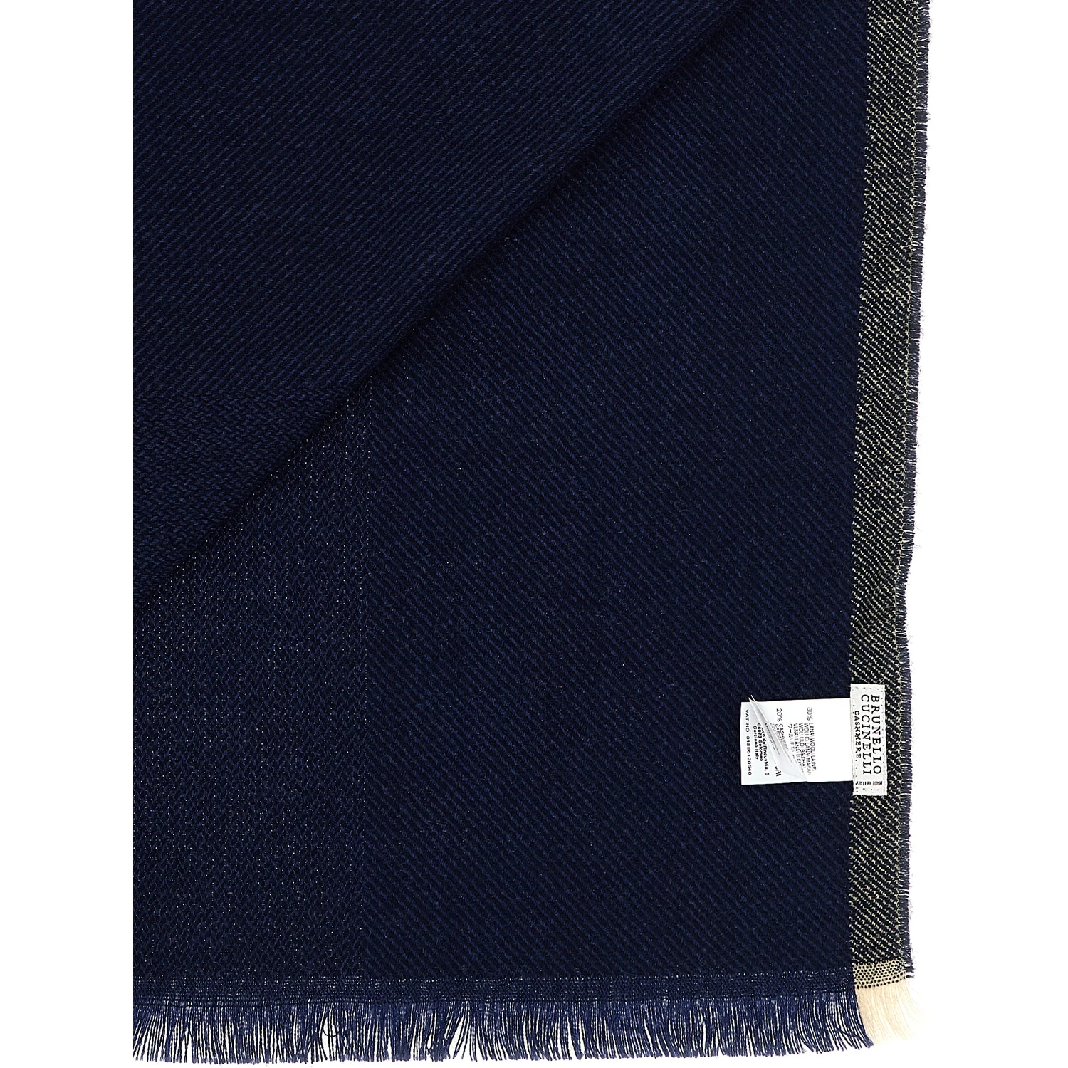 Blue Wool Scarf