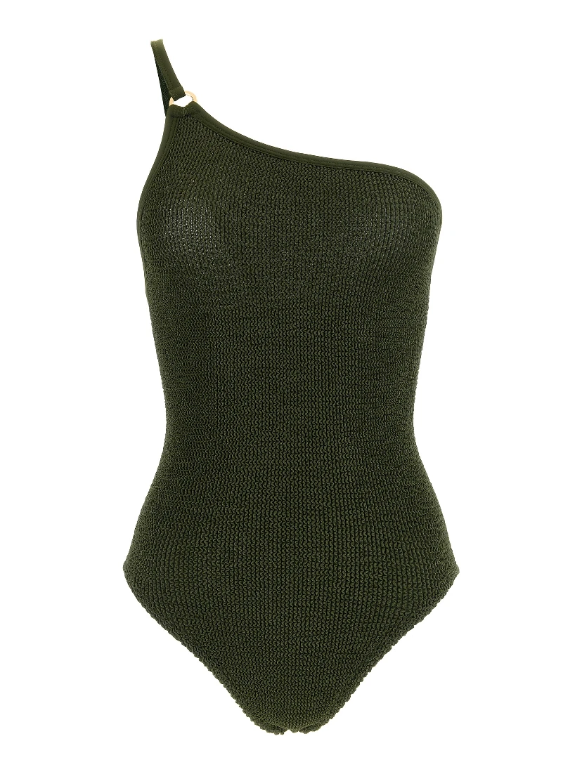 Bicolor Polyamide One-Piece Swimsuit