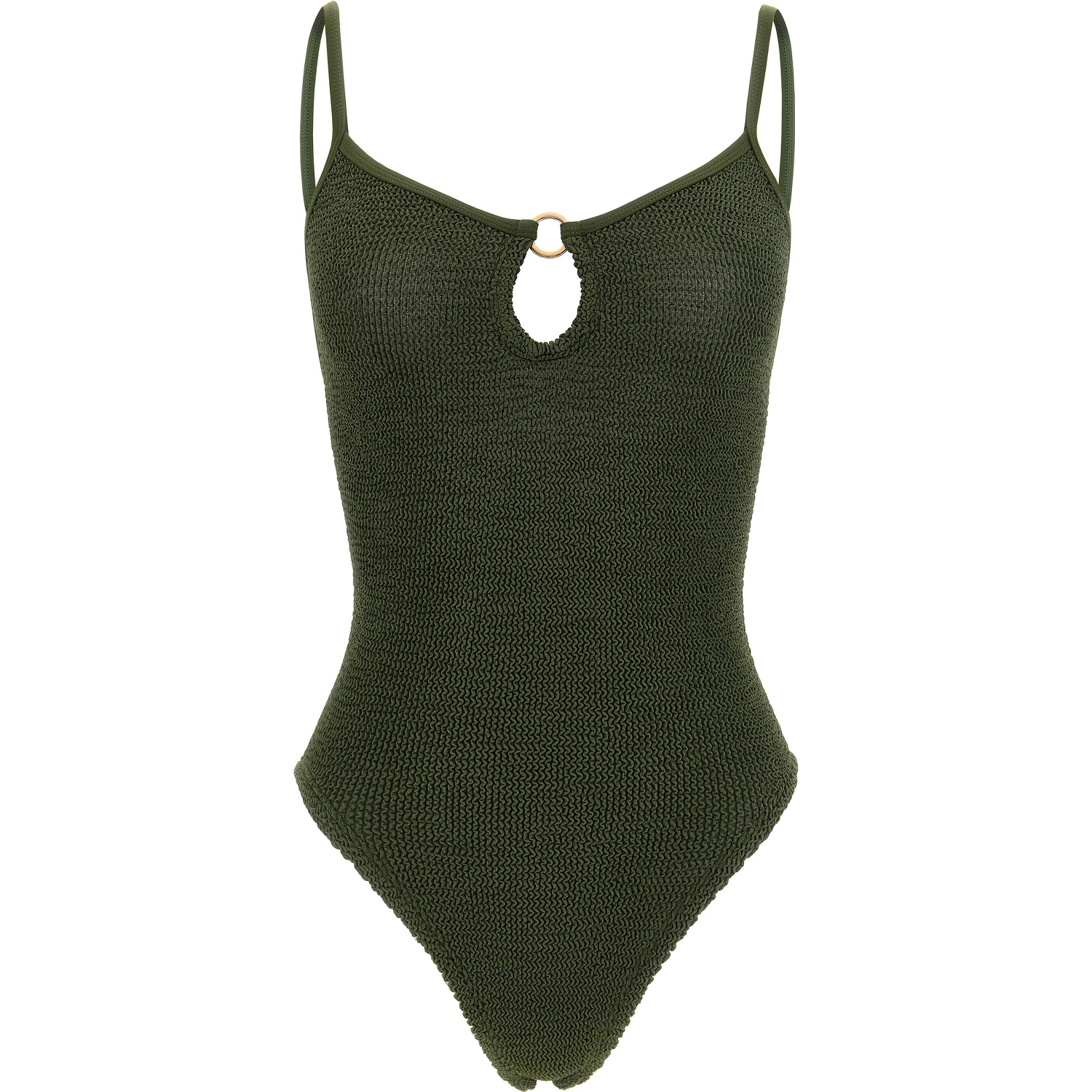 Bicolor Polyamide One-Piece Swimsuit