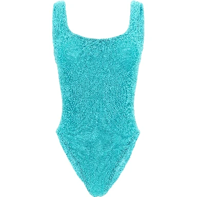 Blue Polyamide One-Piece Swimsuit