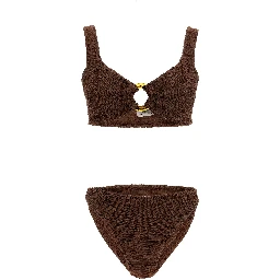 Brown Polyamide Bikini