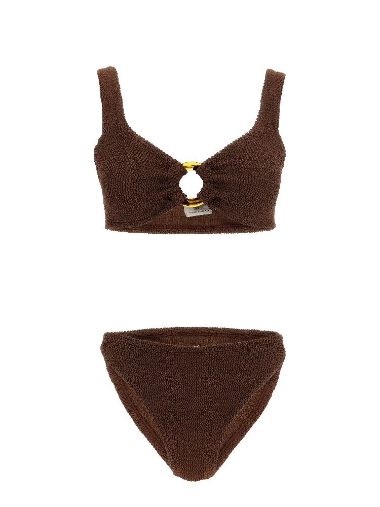 Brown Polyamide Bikini