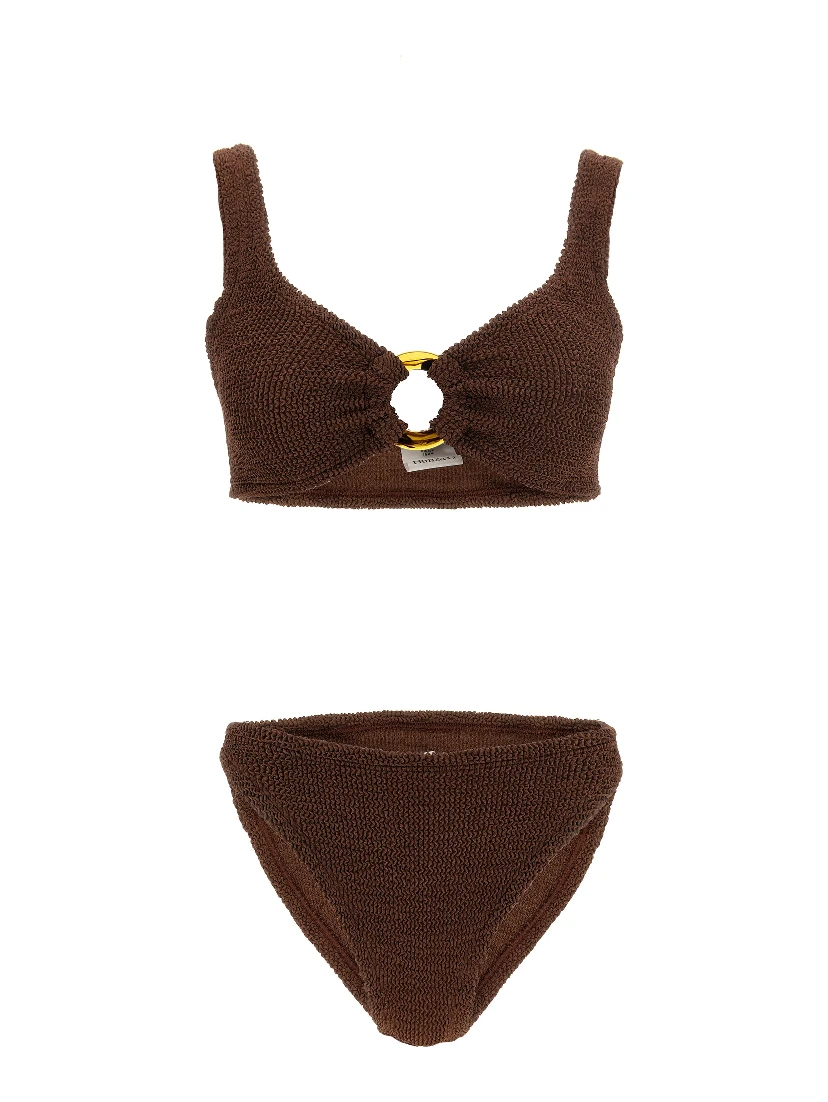 Brown Polyamide Bikini