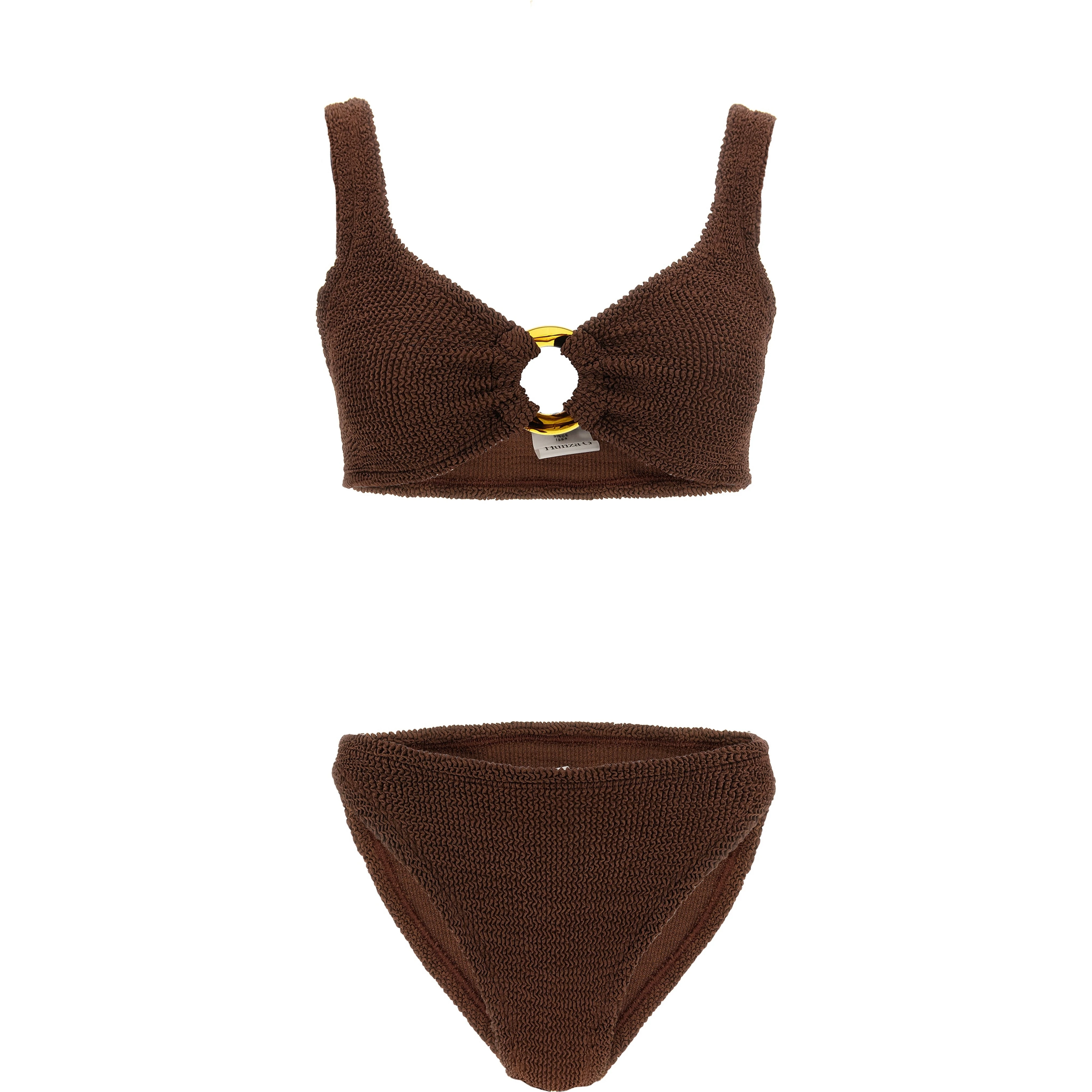 Brown Polyamide Bikini