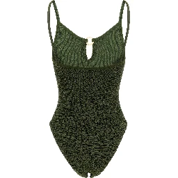 Bicolor Polyamide One-Piece Swimsuit