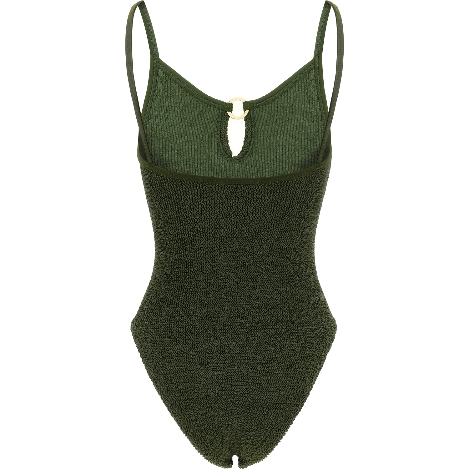 Bicolor Polyamide One-Piece Swimsuit