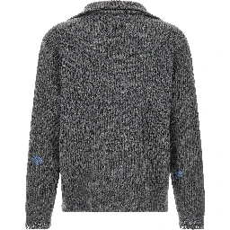 Gray Linen Cardigan
