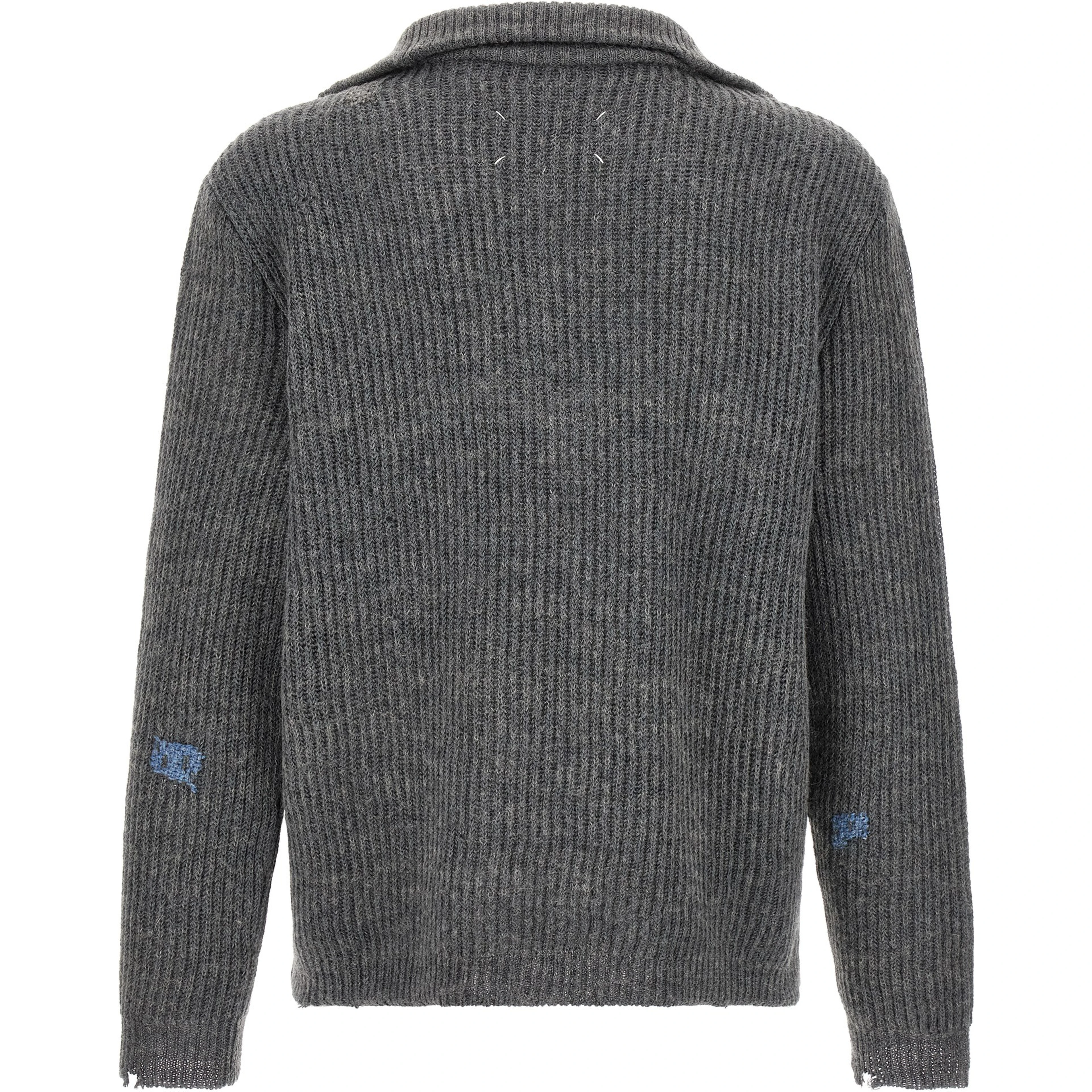 Gray Linen Cardigan