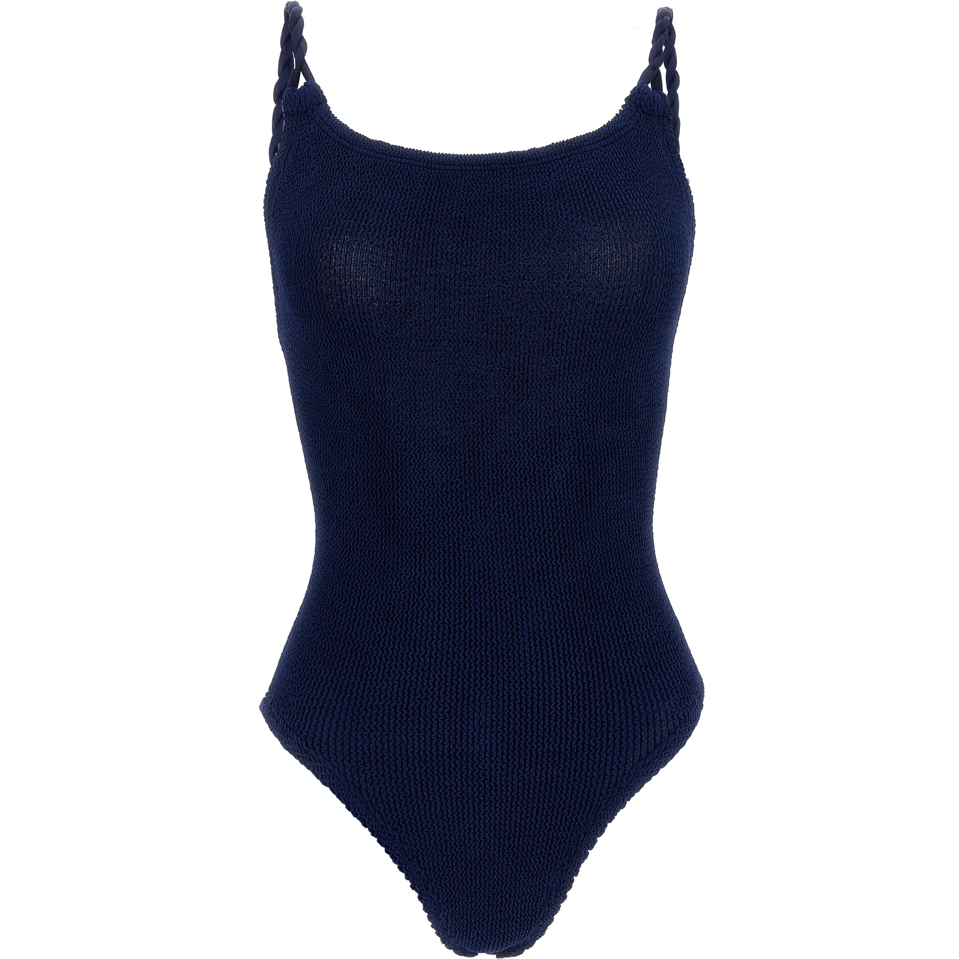 Blue Polyamide One-Piece Swimsuit