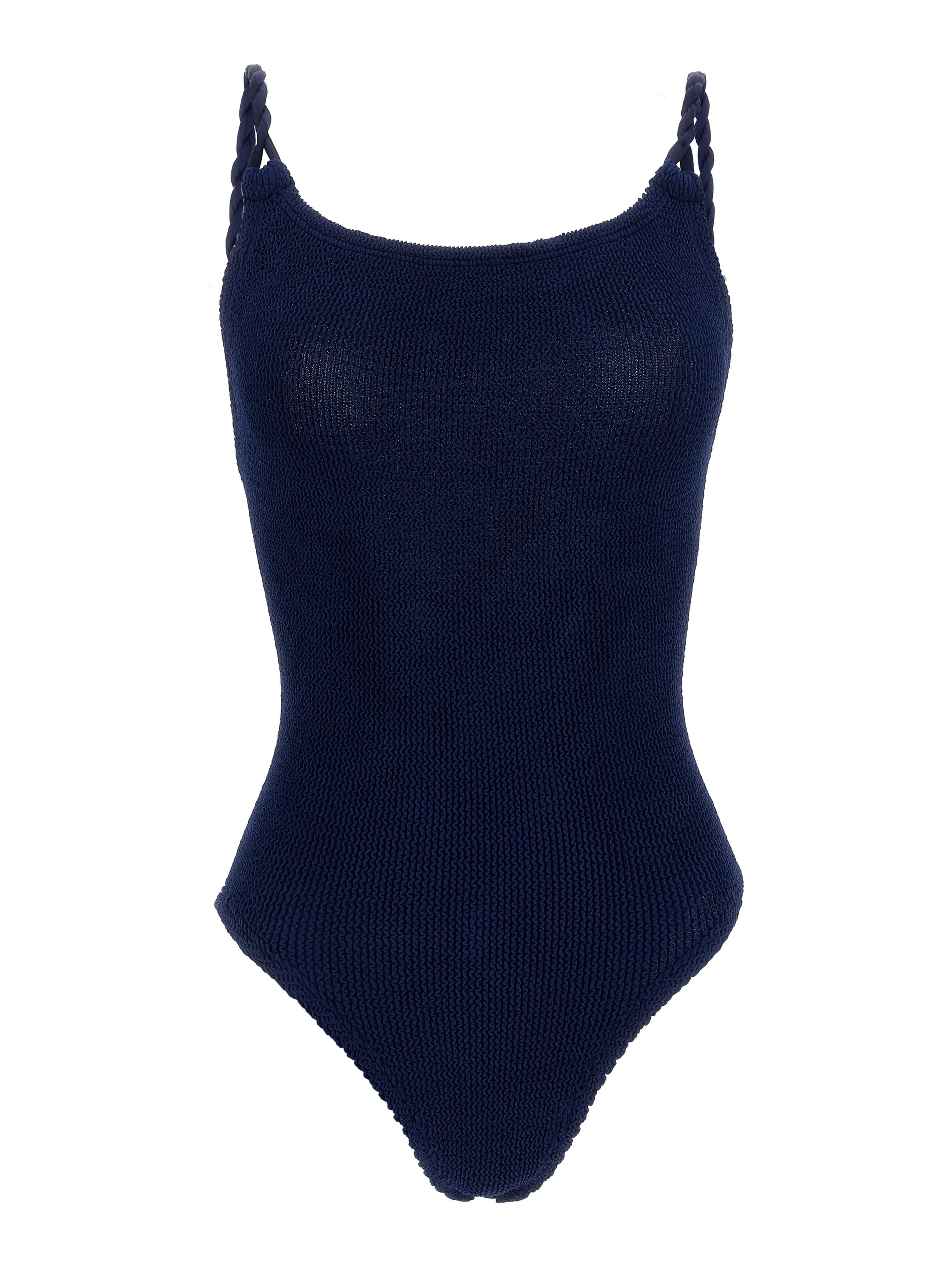 Blue Polyamide One-Piece Swimsuit