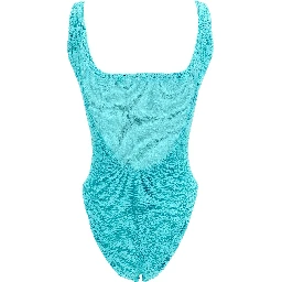 Blue Polyamide One-Piece Swimsuit