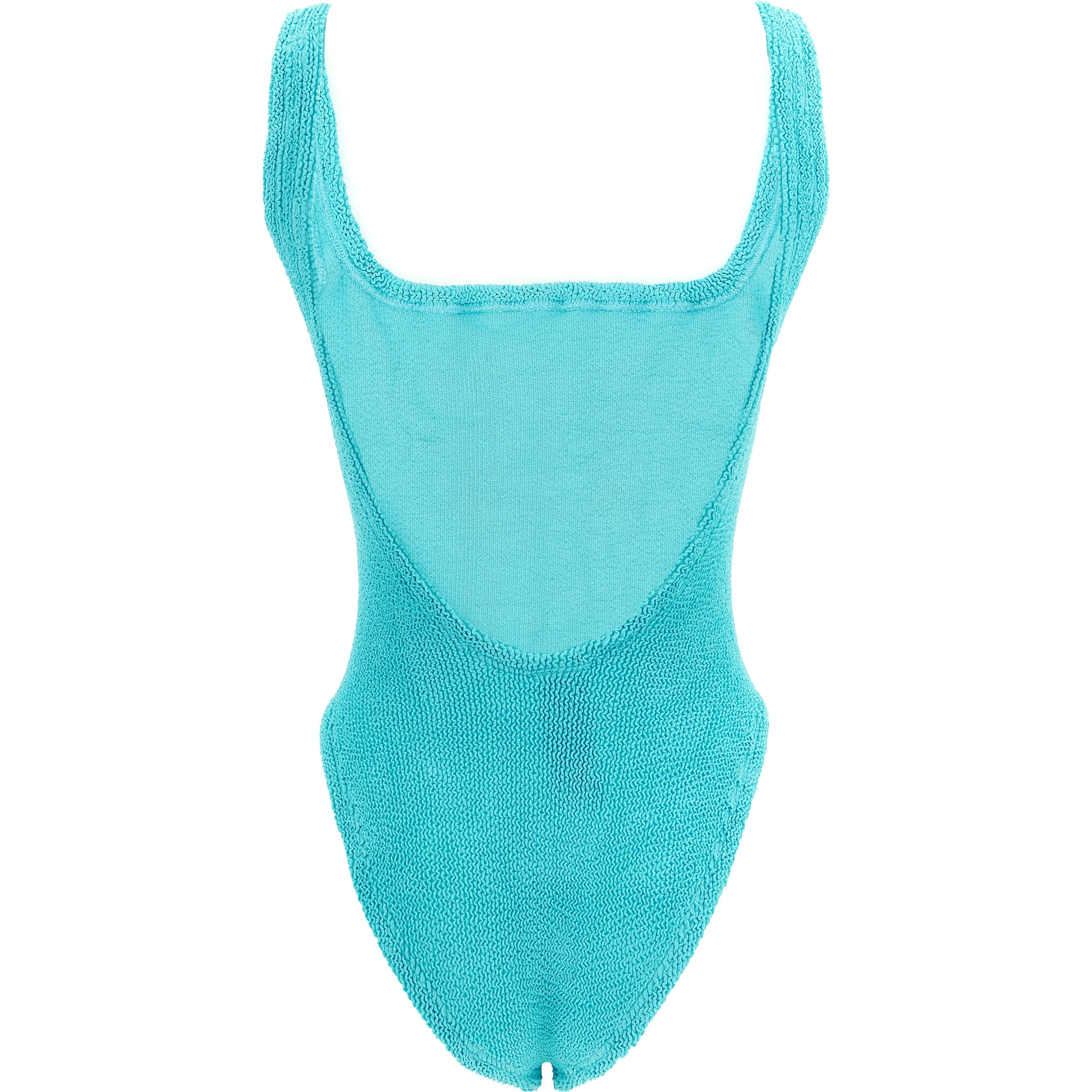 Blue Polyamide One-Piece Swimsuit