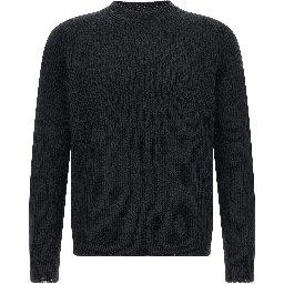 Blue Virgin Wool Cardigan