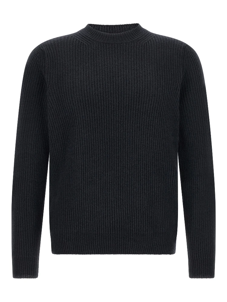Blue Virgin Wool Cardigan