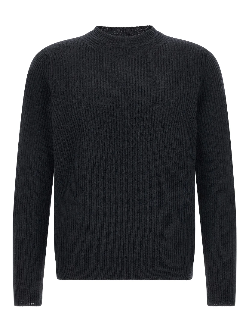 Blue Virgin Wool Cardigan
