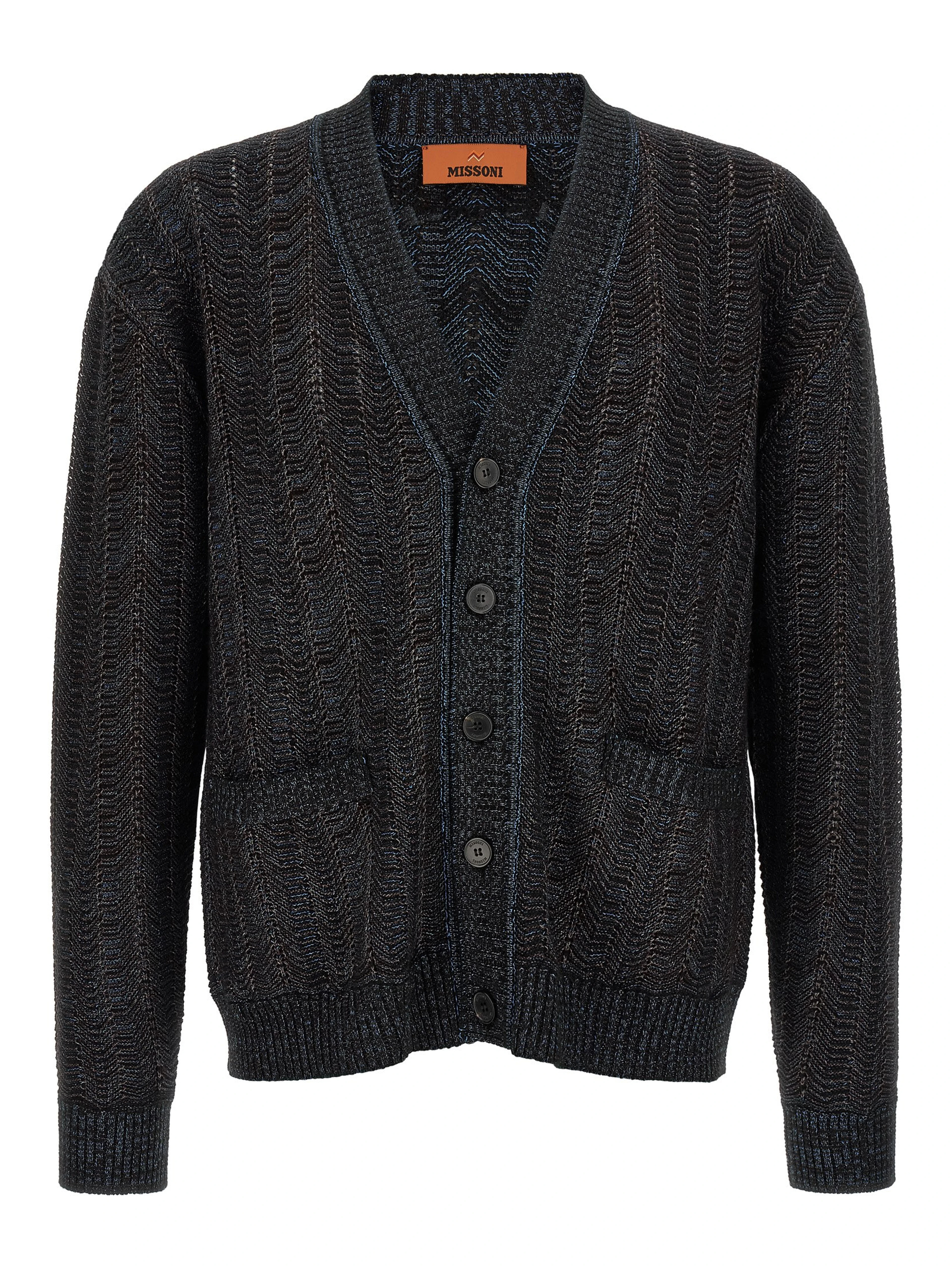 Multicolor Viscose Cardigan