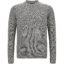 Gray Virgin Wool Cardigan