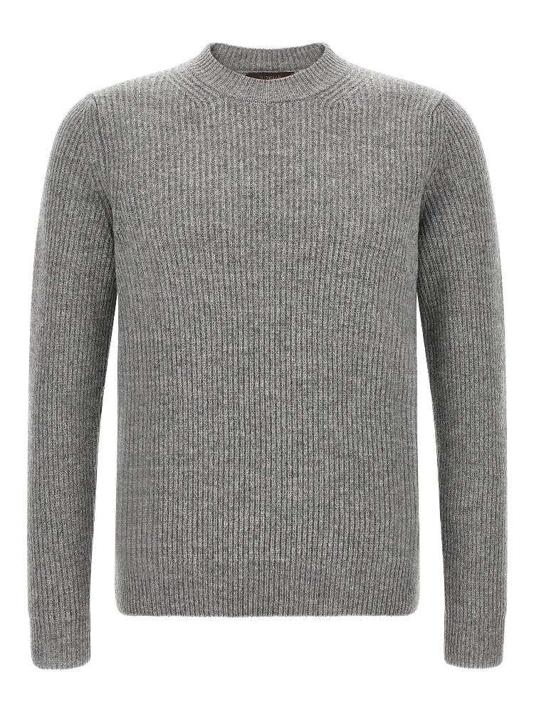 Gray Virgin Wool Cardigan