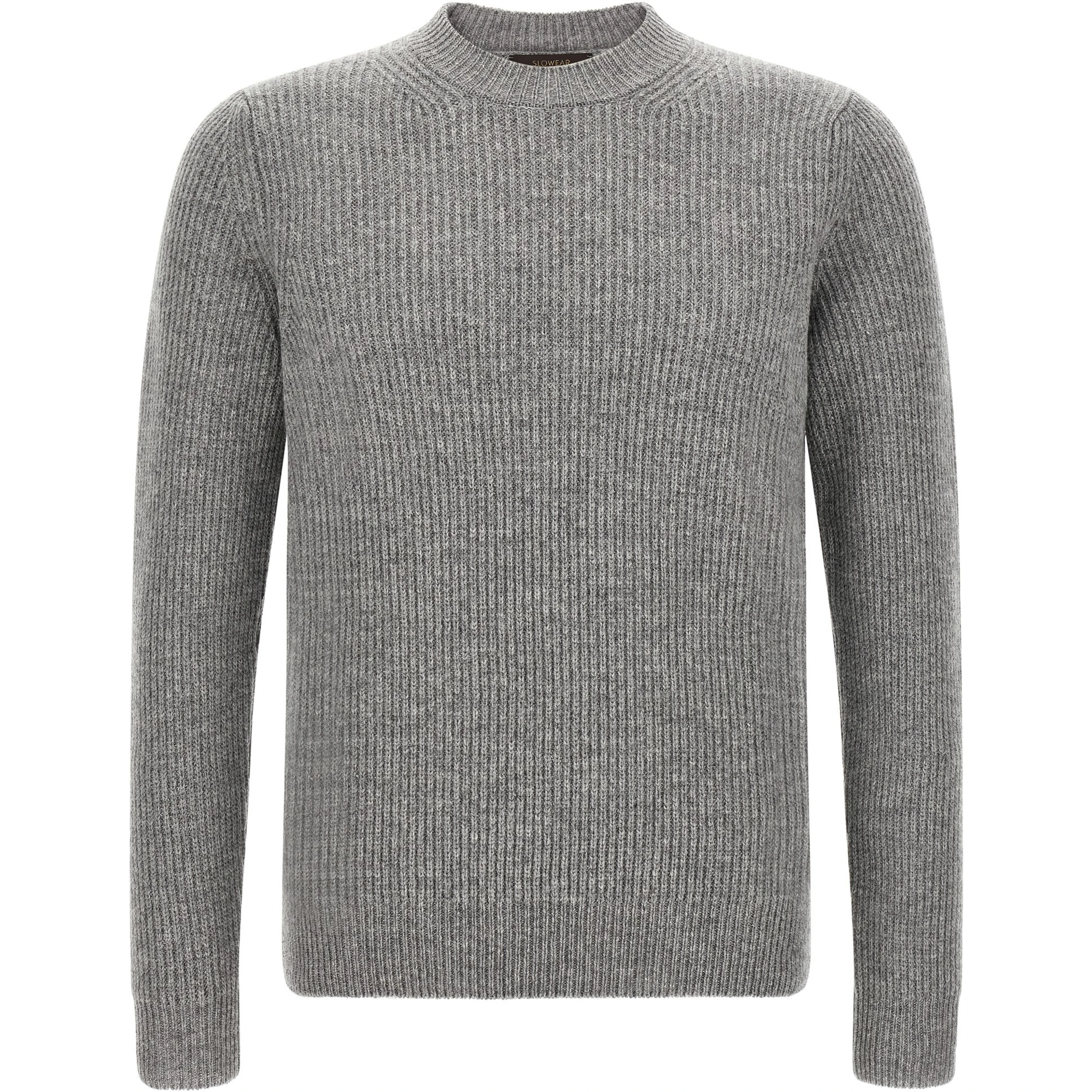 Gray Virgin Wool Cardigan