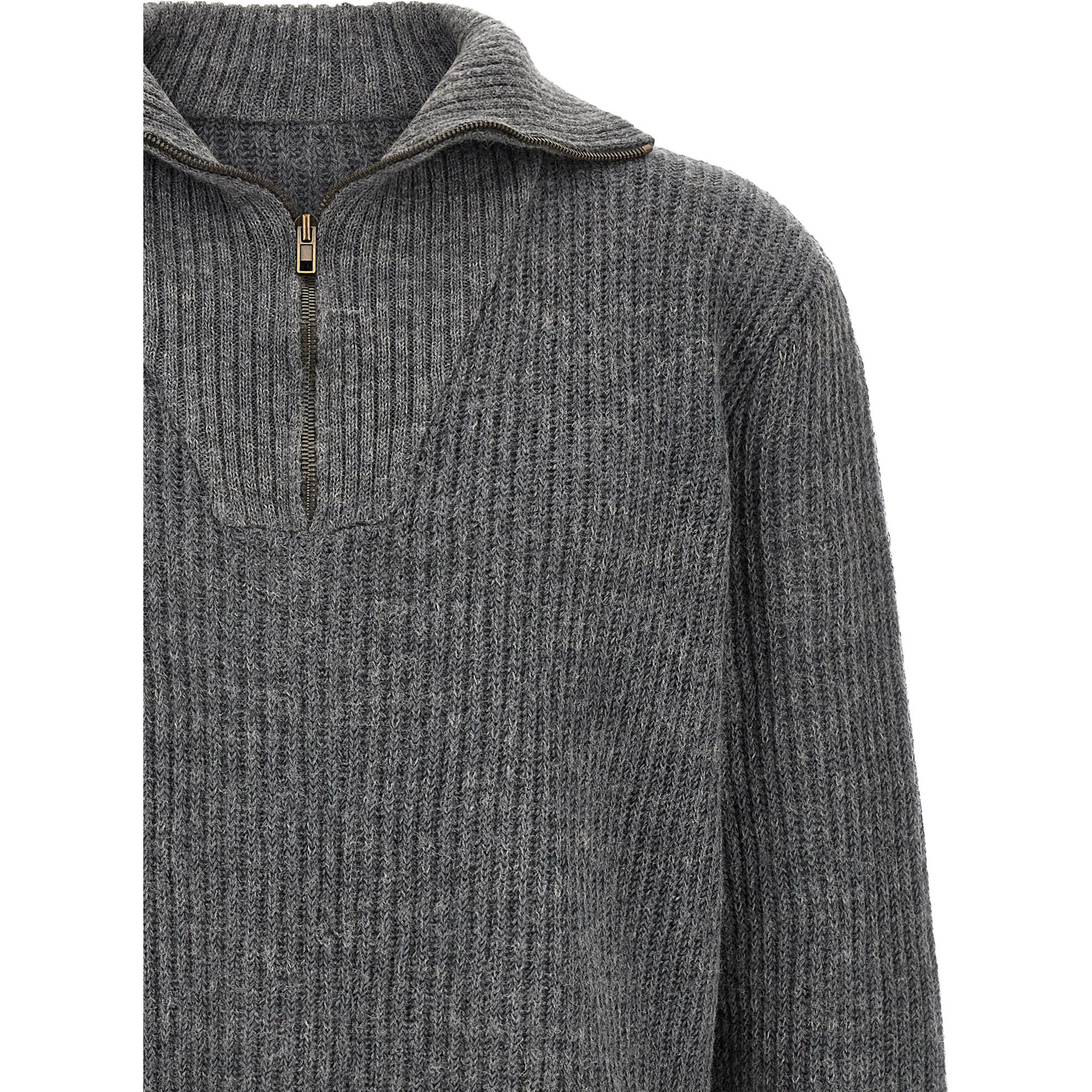 Gray Linen Cardigan