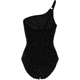 Black Polyamide One-Piece Swimsuit