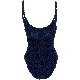 Blue Polyamide One-Piece Swimsuit